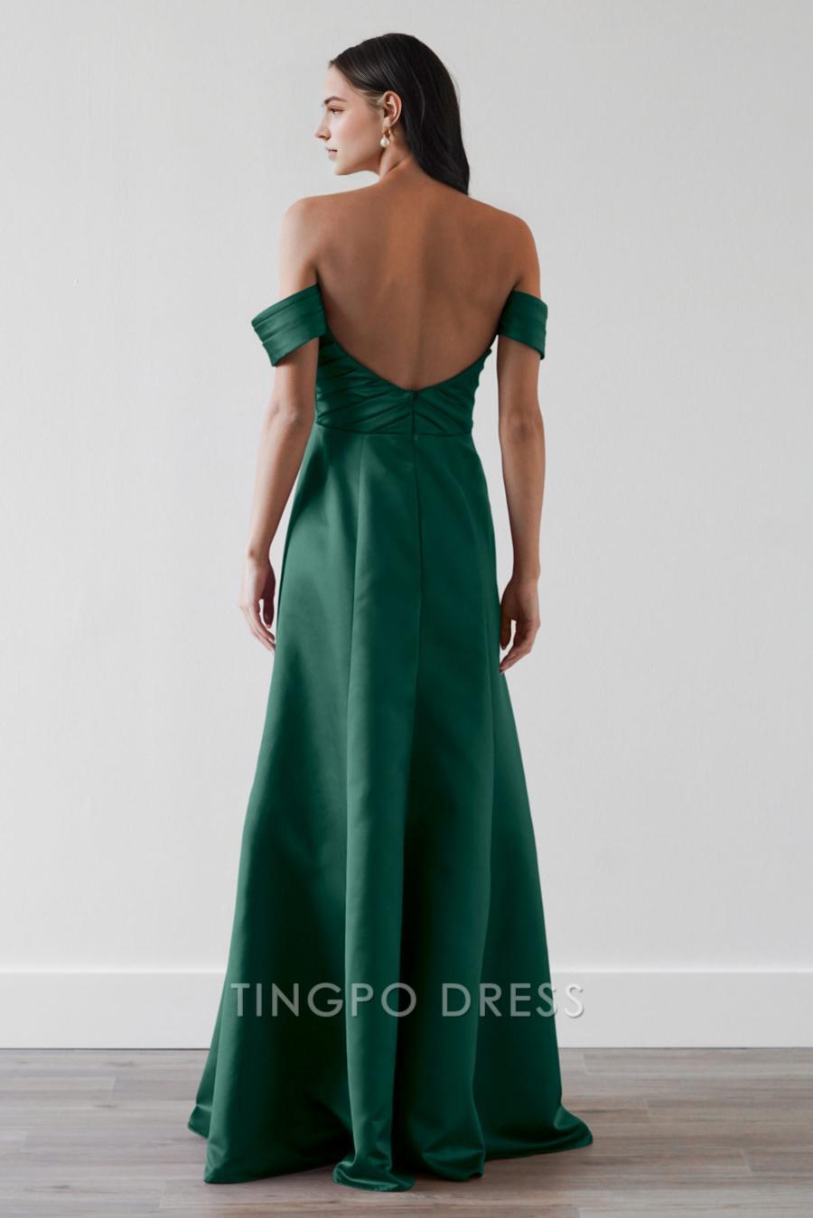 TingPo Wholesale Elegant Tight fitting/straight tube short sleeved floor length skirt corset dress formal women's dress